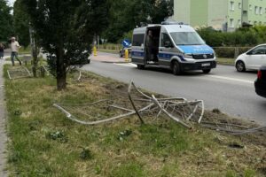 17.07.2025. Kielce. Kolizja autobusu miejskiego / źródło: TVP3 Kielce