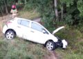 Osobowe auto dachowało w Sandomierzu