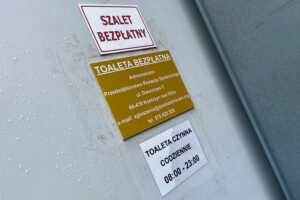 28.07.2025. Kielce. Szalet miejski / Fot. Wiktor Taszłow - Radio Kielce