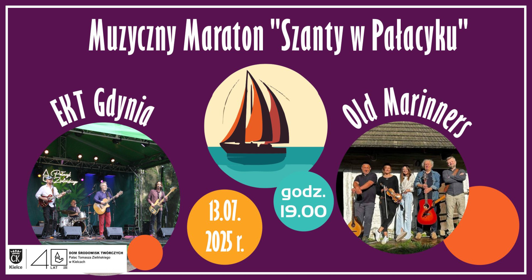 Muzyczny Maraton „Szanty w Pałacyku” – EKT Gdynia & Old Marinners - Radio Kielce