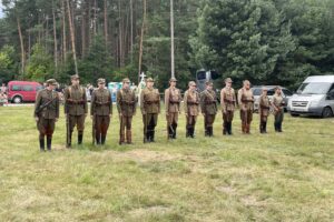 27.07.2025. Białe Ługi. Upamiętnienie rocznicy walk do jakiego doszło w październiku 1944 roku / Fot. Marta Bożęcka