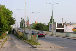 Kielce. 29 lipca 2005 r. Ulica 1 Maja / źródło: fotopolska.eu