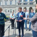 11.07.2025. Kielce. Narodowy Dzień Pamięci o Polakach – Ofiarach Ludobójstwa dokonanego przez OUN i UPA na Kresach Wschodnich II RP. Akcja ,,Kwiaty Wołynia” / Fot. Piotr Sawa - Radio Kielce