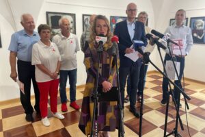 16.07.2025. Sandomierz. Akcja pn. „Sandomierscy KREWni z wyboru” / Fot. Grażyna Szlęzak - Radio Kielce