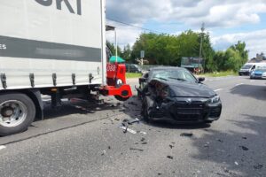 29.07.2025. Kostomłoty. Wypadek / Fot. Policja