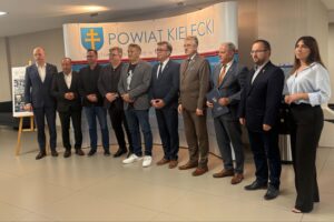 09.07.2025. Kielce. Starostwo Powiatowe w Kielcach. Konferencja prasowa na temat VII Rajdu Rowerowego Szlakiem Brygady Świętokrzyskiej NSZ / Fot. Jowita Plech - Radio Kielce