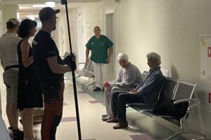 27.07.2025. Opatów. Plan filmu „Pogranicznik - pierwsza linia” / Fot. Grażyna Szlęzak - Radio Kielce