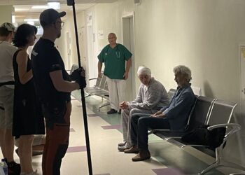 27.07.2025. Opatów. Plan filmu „Pogranicznik - pierwsza linia” / Fot. Grażyna Szlęzak - Radio Kielce