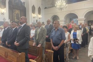 27.07.2025. Sandomierz. uroczystości patriotyczne upamiętniające 81. rocznicę bitwy pod Pielaszowem / Fot. Grażyna Szlęzak - Radio Kielce