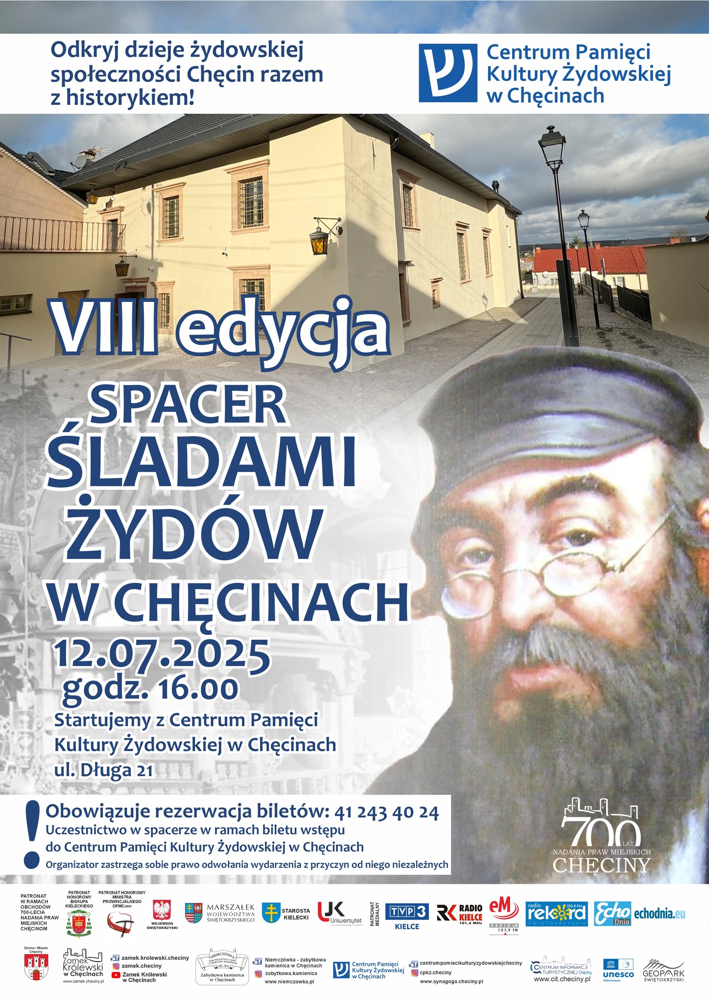 VIII Edycja Spaceru Śladami Żydów w Chęcinach - Radio Kielce