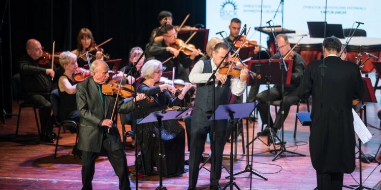 03.07.2025. Busko-Zdrój. Koncert „Cztery pory roku” w ramach Międzynarodowego Festiwalu Muzycznego im. Krystyny Jamroz / Fot. BSCK