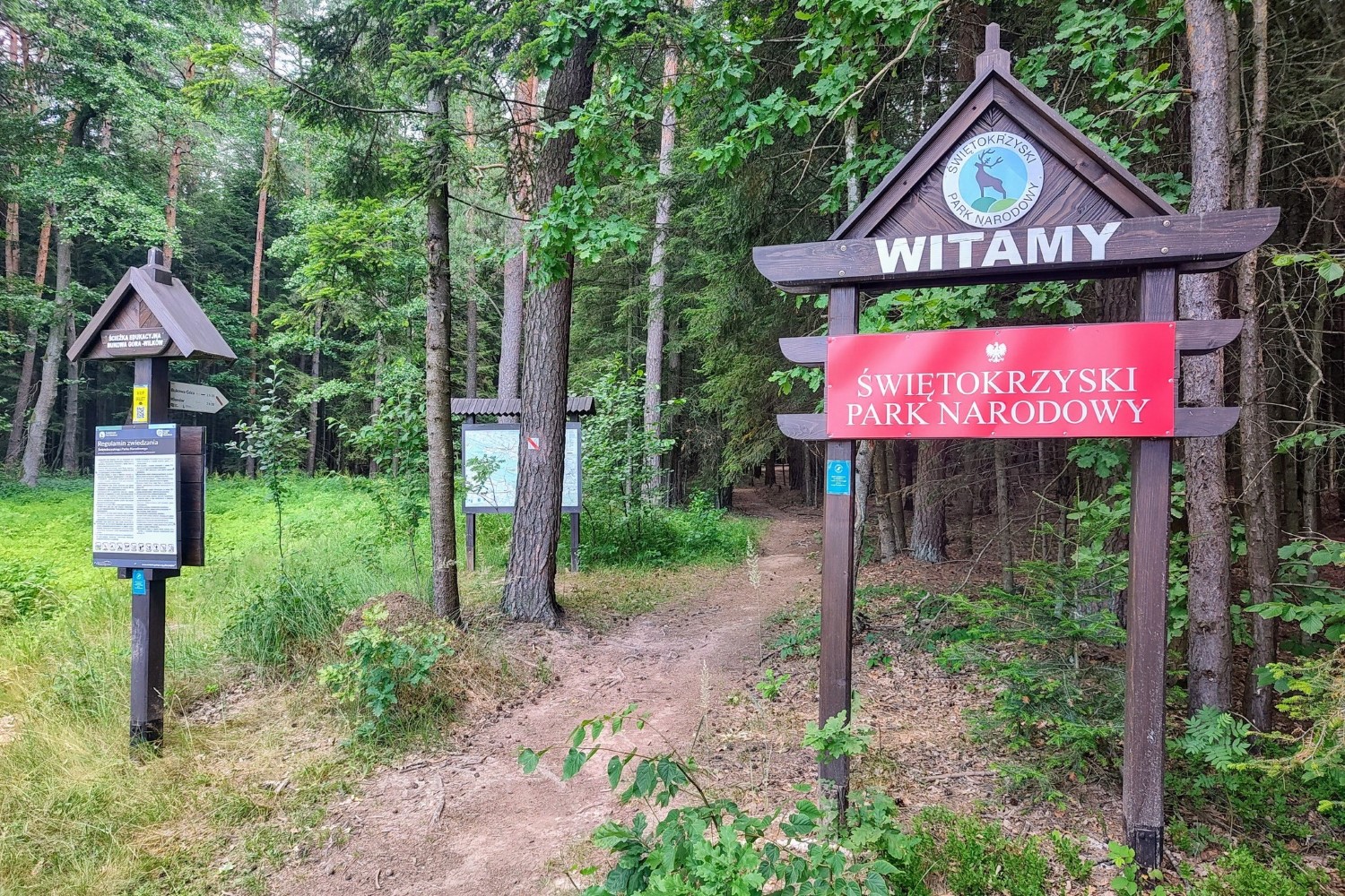 Dwie ścieżki w Świętokrzyskim Parku Narodowym zamknięte