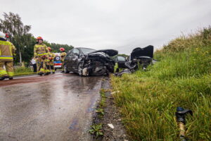 Poważny wypadek. Są ranni, w tym nieletnia - Radio Kielce