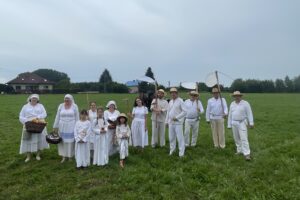 26.07.2025. Sandomierz. Odtworzenie staropolskich żniw / Fot. Grażyna Szlęzak - Radio Kielce
