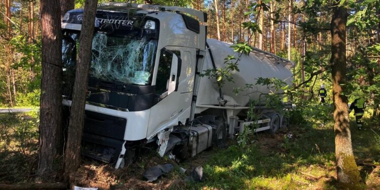 01.07.2025. Wiosna. Wypadek / Fot. PSP Końskie