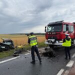 04.07.2025. Jasionna. Wypadek / Fot. KPP Jędrzejów
