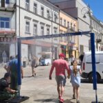 Kielce. Kurtyna wodna / Fot. Wodociągi Kieleckie