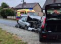 09.07.2025. Danków Duży. Wypadek / Fot. KP PSP Włoszczowa