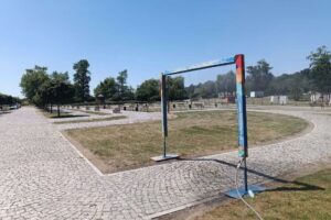 06.07.2025. Sandomierz. Kurtyny wodne / Fot. Grażyna Szlęzak - Radio Kielce