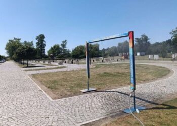 06.07.2025. Sandomierz. Kurtyny wodne / Fot. Grażyna Szlęzak - Radio Kielce