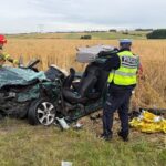 04.07.2025. Jasionna. Wypadek / Fot. KPP Jędrzejów