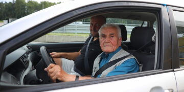 15.07.2025. Miedziana Góra. Tor Kielce. Akcja „Godziny dla seniorów” / Fot. Wiktor Taszłow - Radio Kielce