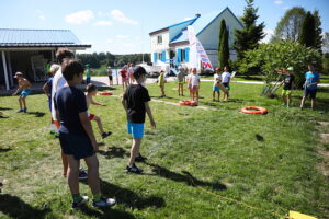23.07.2025. Cedzyna. Półkolonie ŚWOPR / Fot. Wiktor Taszłow - Radio Kielce