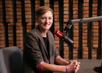 25.07.2025. Radio Kielce. Rozmowa Dnia. Na zdjęciu: Agata Wojda - prezydent Kielc / Fot. Wiktor Taszłow - Radio Kielce