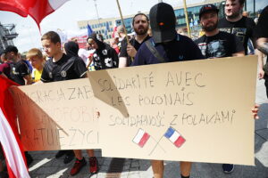 26.07.2025. Kielce. "Marsz Przeciwko Nielegalnej Imigracji" / Fot. Wiktor Taszłow - Radio Kielce