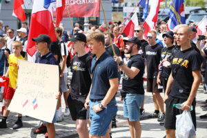 26.07.2025. Kielce. "Marsz Przeciwko Nielegalnej Imigracji" / Fot. Wiktor Taszłow - Radio Kielce