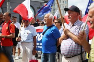 26.07.2025. Kielce. "Marsz Przeciwko Nielegalnej Imigracji" / Fot. Wiktor Taszłow - Radio Kielce