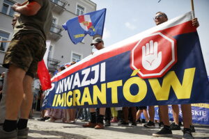 26.07.2025. Kielce. "Marsz Przeciwko Nielegalnej Imigracji" / Fot. Wiktor Taszłow - Radio Kielce