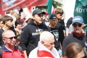 26.07.2025. Kielce. "Marsz Przeciwko Nielegalnej Imigracji" / Fot. Wiktor Taszłow - Radio Kielce