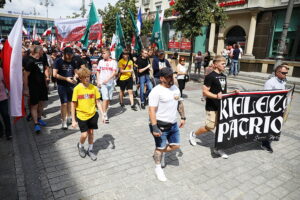 26.07.2025. Kielce. "Marsz Przeciwko Nielegalnej Imigracji" / Fot. Wiktor Taszłow - Radio Kielce