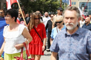 26.07.2025. Kielce. "Marsz Przeciwko Nielegalnej Imigracji" / Fot. Wiktor Taszłow - Radio Kielce