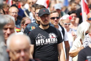 26.07.2025. Kielce. "Marsz Przeciwko Nielegalnej Imigracji" / Fot. Wiktor Taszłow - Radio Kielce