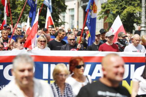 26.07.2025. Kielce. "Marsz Przeciwko Nielegalnej Imigracji" / Fot. Wiktor Taszłow - Radio Kielce