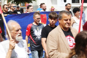 26.07.2025. Kielce. "Marsz Przeciwko Nielegalnej Imigracji" / Fot. Wiktor Taszłow - Radio Kielce