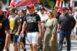 26.07.2025. Kielce. "Marsz Przeciwko Nielegalnej Imigracji" / Fot. Wiktor Taszłow - Radio Kielce