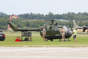 26.07.2025. Masłów. Lotnisko. Obchody 80-lecia istnienia Aeroklubu Kieleckiego / Fot. Wiktor Taszłow - Radio Kielce