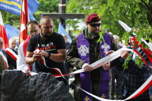 11.07.2025. Kielce. Narodowy Dzień Pamięci Ofiar Ludobójstwa dokonanego przez ukraińskich nacjonalistów na obywatelach II Rzeczypospolitej Polskiej / Fot. Wiktor Taszłow - Radio Kielce