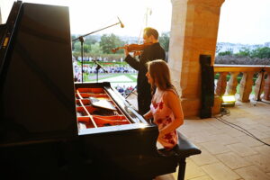 26.07.2025. Kielce. Koncert w Ogrodzie Włoskim z cyklu Chopinowskie inspiracje / Fot. Wiktor Taszłow - Radio Kielce