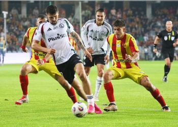 27.07.2025. Kielce. Mecz 2. kolejki PKO BP Ekstraklasy Korona Kielce - Legia Warszawa / Fot. Wiktor Taszłow - Radio Kielce