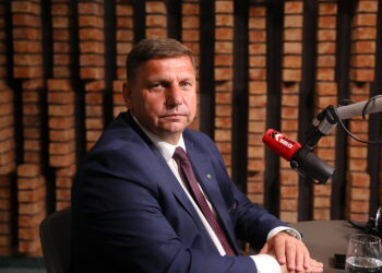03.07.2025. Radio Kielce. Rozmowa Dnia. Na zdjęciu: Michał Skotnicki - wicewojewoda świętokrzyski / Fot. Wiktor Taszłow - Radio Kielce