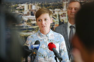 03.07.2025. Kielce. Konferencja prasowa / Fot. Wiktor Taszłow - Radio Kielce