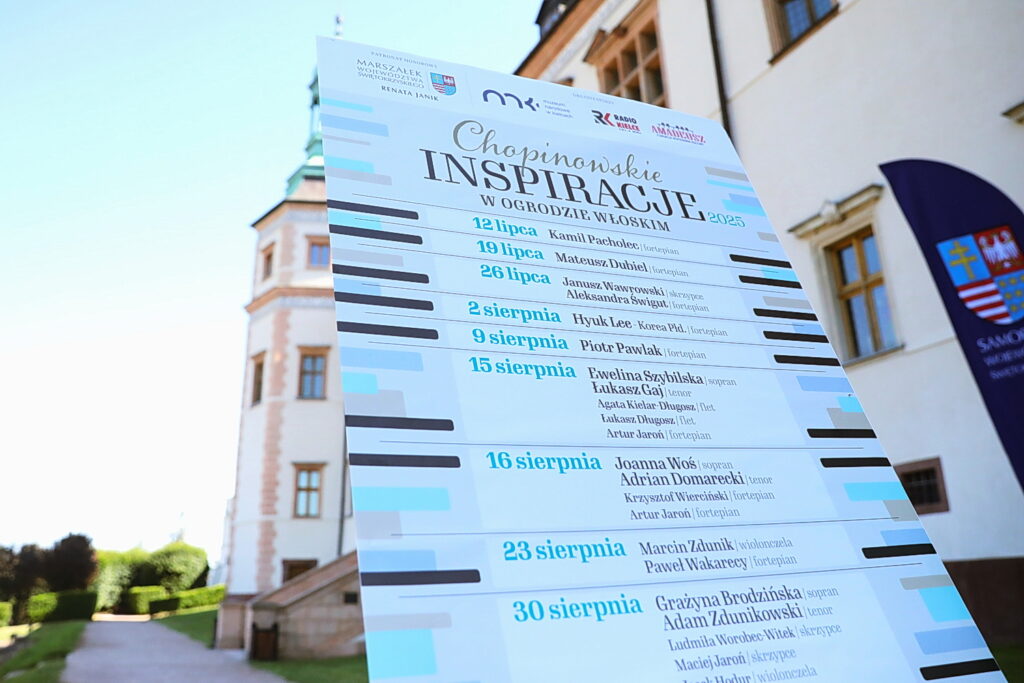 Muzyka w ogrodzie włoskim. Przed nami 6. „Chopinowskie inspiracje” - Radio Kielce