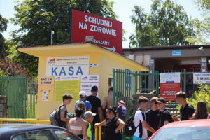 03.07.2025. Kielce. Ulica Szczecińska. Basen / Fot. Wiktor Taszłow - Radio Kielce