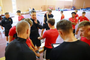 11.07.2025. Kielce. Trening piłkarzy Korony II Kielce / Fot. Wiktor Taszłow - Radio Kielce