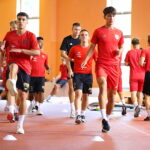 11.07.2025. Kielce. Trening piłkarzy Korony II Kielce / Fot. Wiktor Taszłow - Radio Kielce