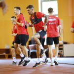 11.07.2025. Kielce. Trening piłkarzy Korony II Kielce / Fot. Wiktor Taszłow - Radio Kielce